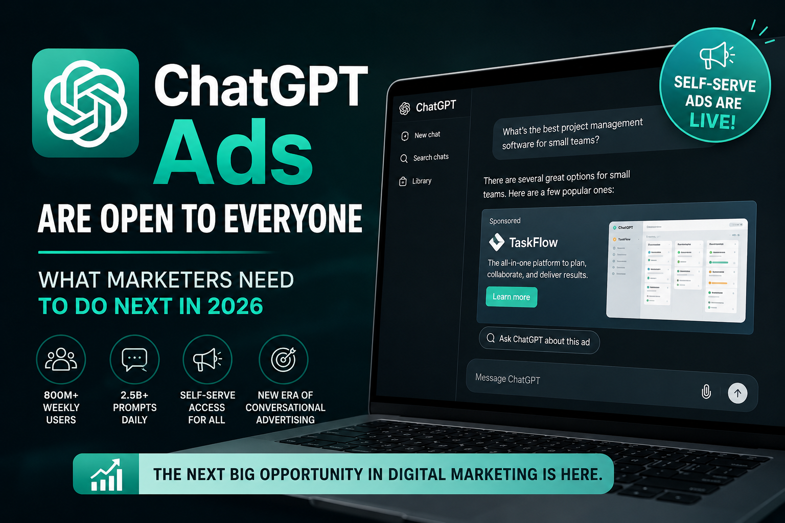 ChatGPT Ads Are Open to Everyone: What Marketers Need to Do Next in 2026
